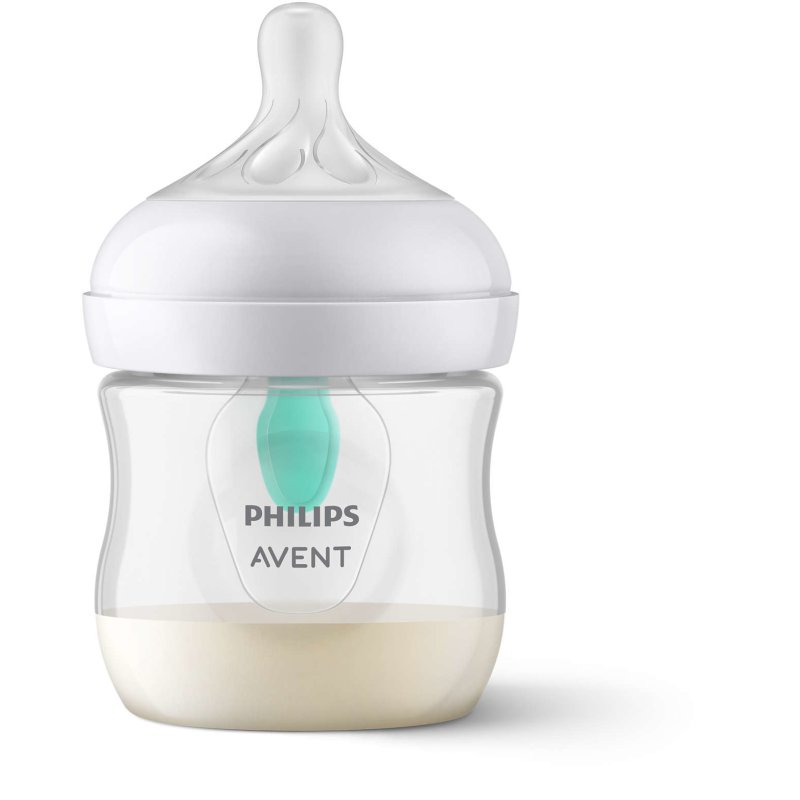 Philips AVENT Natural à Réponse Naturelle SCY670/02 Biberon valve AirFree 125ml - tétine 0m - Pack de 2