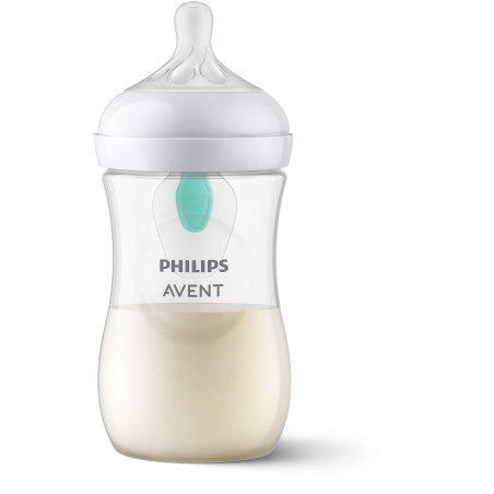 Philips Avent SCY673/01 Glass Bottle Natural with Responsive Dummy and AirFree Anti-Colic Attachment 260ml