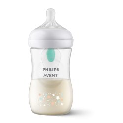 Philips AVENT Natural Response SCY673 Bottle Air Free Vent 260 ml, bear deco