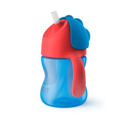 Philips Avent Magic Cup With Straw 12 Months Blue 200ml