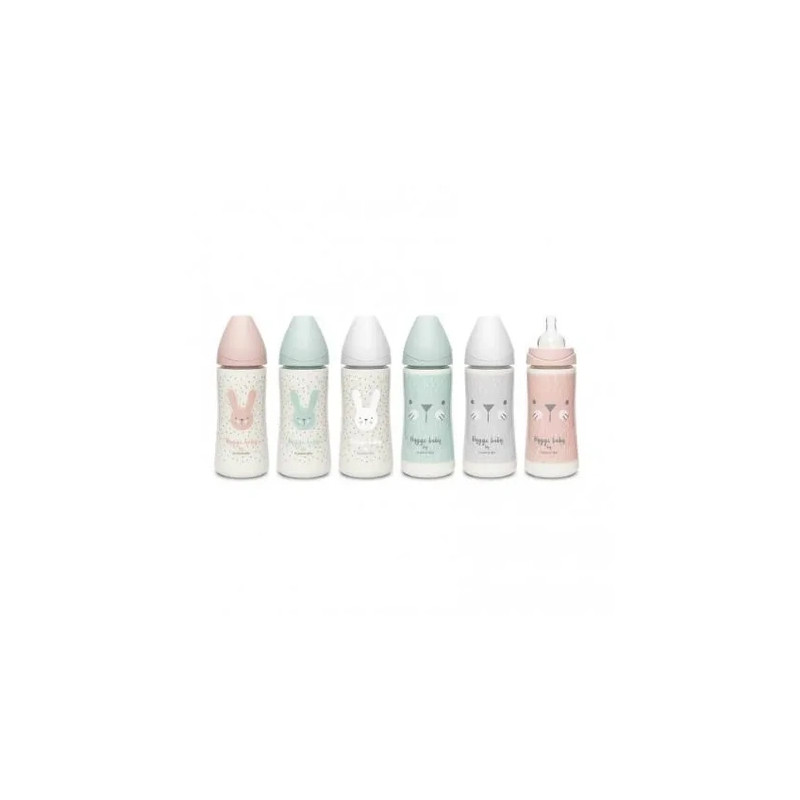 Suavinex Premium Silicone Bottle 360ml Thick Flow 4 Months