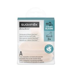 Suavinex Replacement Teats for Zero Zero Anti-Colic Baby Bottle