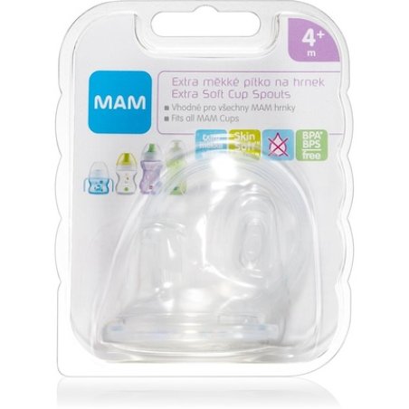 MAM Teat Extra Soft Cup Spouts 4m 2szt K