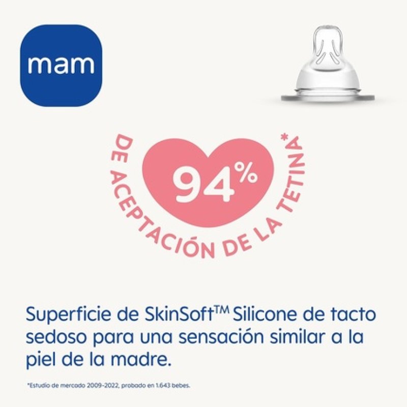 Mam Silicone Teat No. 3 for 4 Months