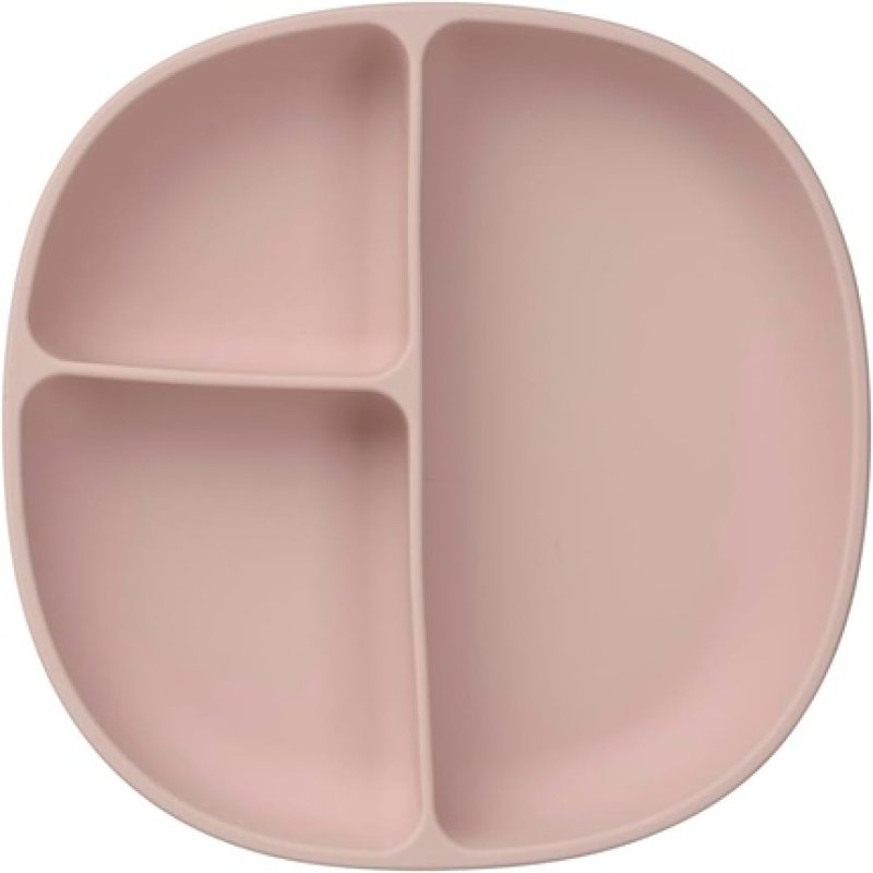 Bbox Silicone Plate with Strong Suction Base - 3 Section Divided Plate