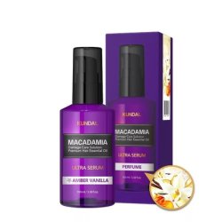 KUNDAL – Macadamia Hair Serum, Amber Vanilla, 100ml