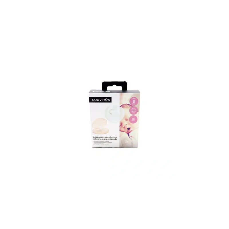 Suavinex Silicone Nipple Shield Size S 2 Units