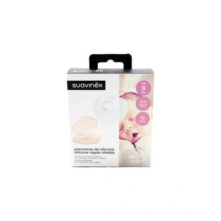 Suavinex Silicone Nipple Shield Size S 2 Units