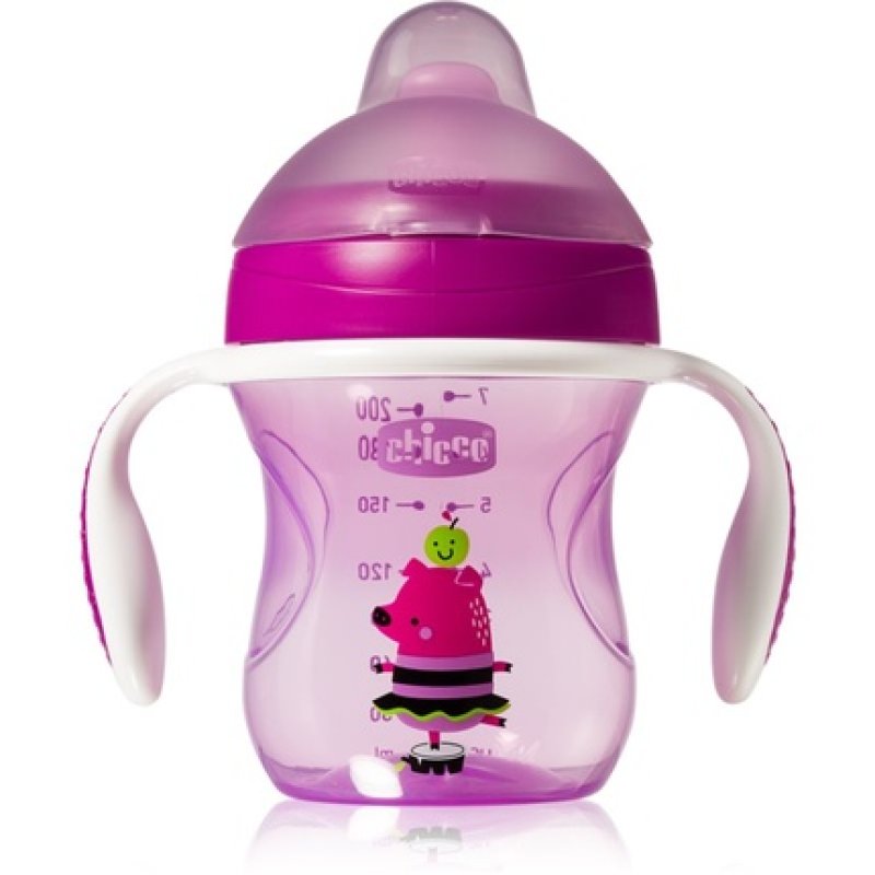 Chicco Training Cup Purple 6m 200 Ml