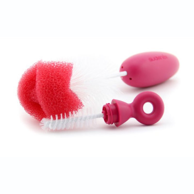 Suavinex 8426420010207 brosse de nettoyage Rouge, Blanc