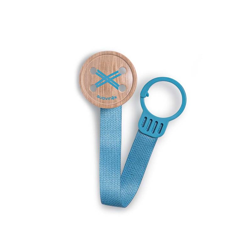 Suavinex 8426420015752 baby pacifier holder Blue, Brown Boy/Girl