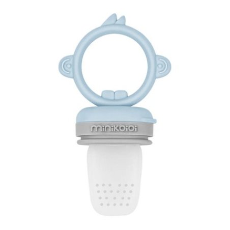 MinikOiOi 101130006 Weaning Fruit Holder Pulp - Light Blue