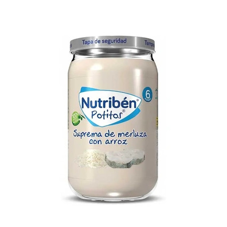Nutriben Nutribn Potito Suprema Hake And Rice 235g