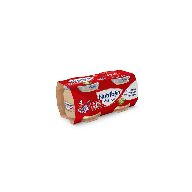 Nutriben Bipack Introduction Vegetables With Turkey 120g