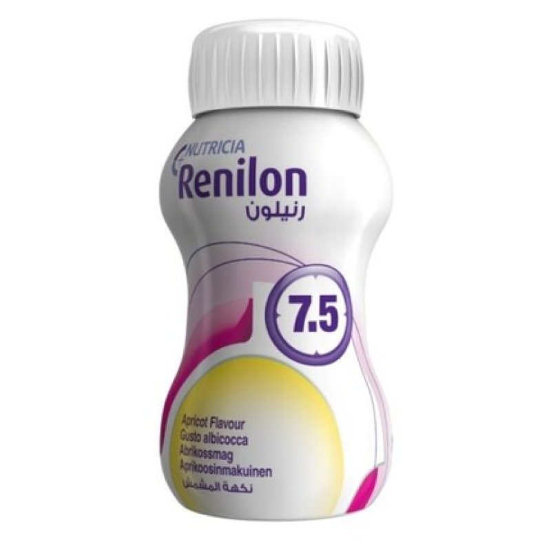 Renilon 7.5 Apricot Nutricia 125ml - Pack of 4