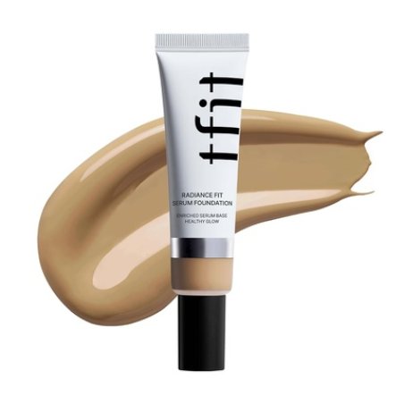 Tfit Radiance Fit Serum Foundation Flawless Coverage Dewy Finish Longlasting