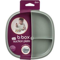 B.Box 2 in 1 Suction Plate with Strong Suction Base and Removable Divider