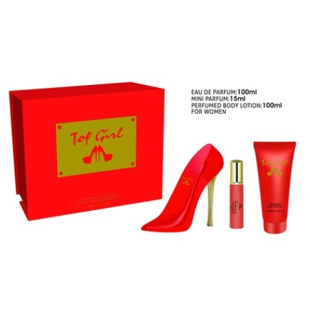Tiverton Top Girl Red Giftset 3 Piece
