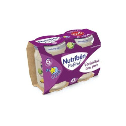 Nutriben Nutriben Nutribn Potito Dinner Bipack Vegetables With Turkey 2x 190g