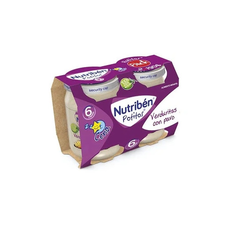 Nutriben Nutriben Nutribn Potito Dinner Bipack Vegetables With Turkey 2x 190g