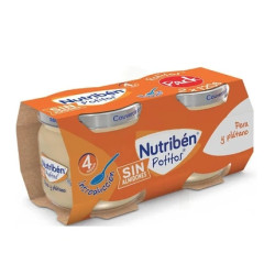 Nutriben Jar Banana, Mandarin, Pear & Biscuit 2 Packs 190 G