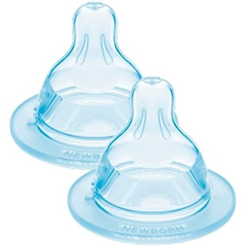 Mam - Set Of 2 Teats Size 1 Slow Flow, Silicone, 0 Months