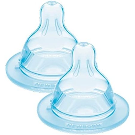 Mam - Set Of 2 Teats Size 1 Slow Flow, Silicone, 0 Months