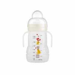 Mam Trainer Glass Baby Bottle 220ml Neutral Color For 4 Months And Older