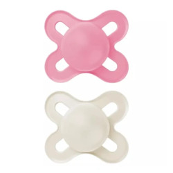 Mam Mam Original Start Silicone 02 Months 2 Units Pink Color