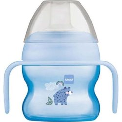 Mam Starter Cup With Handles, 150ml, For 4 Months, Blue