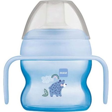 Mam Starter Cup With Handles, 150ml, For 4 Months, Blue