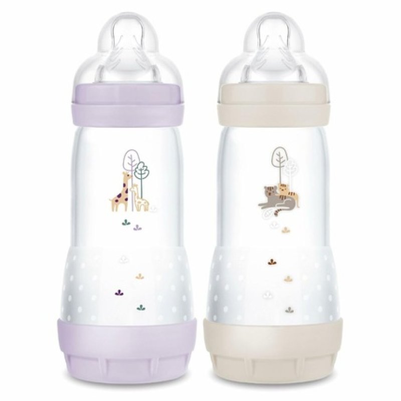 Mam Easy Start Anti-Colic Baby Bottle 4 Months Fast Flow - Pack of 2