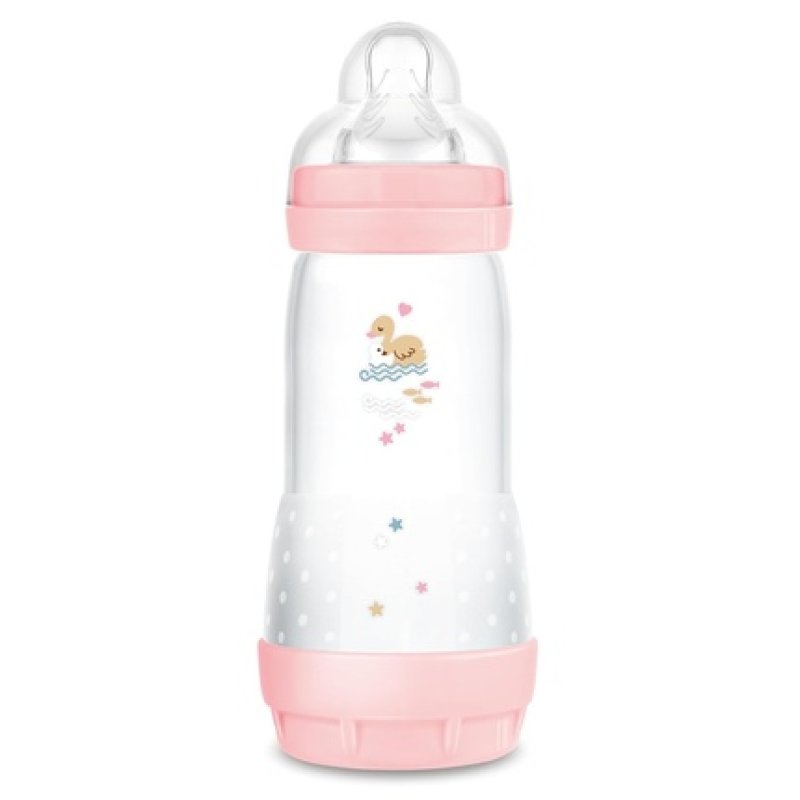 MAM Easy Start Anti-Colic Baby Bottle with SkinSoft Silicone Nipple 320ml Pink