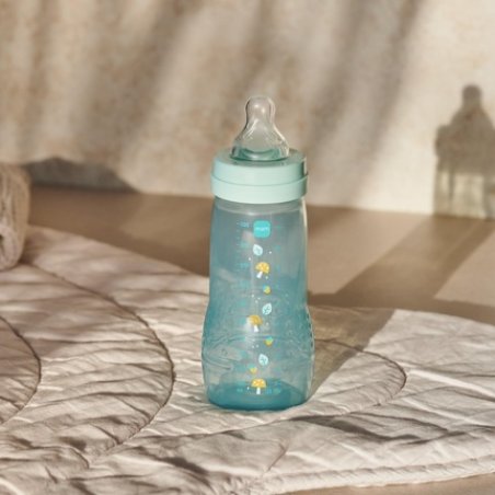 Mam Easy Active Baby Bottle 6 Months Ice and Pearl Color 330ml