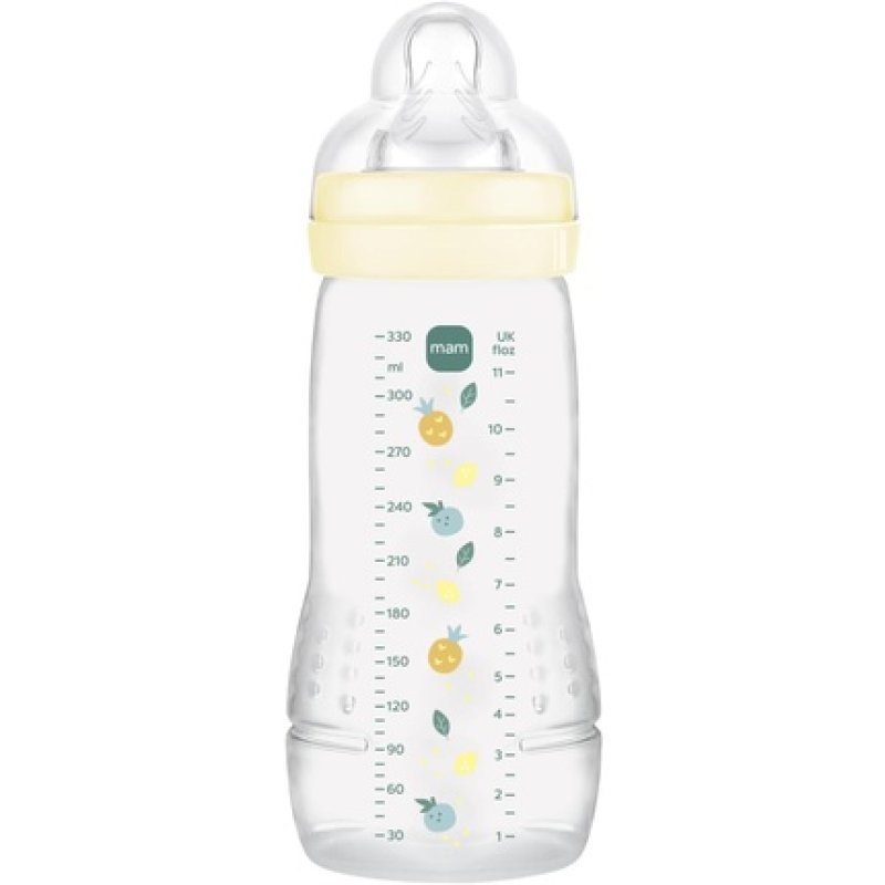 Mam Easy Active Baby Bottle 6 Months Pearl Color 330ml with Teat
