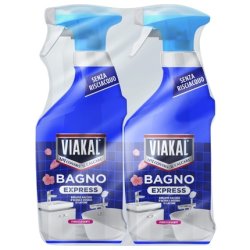Viakal Spray Express 720 Ml X 2 Elegant Flower Bathroom Cleaner