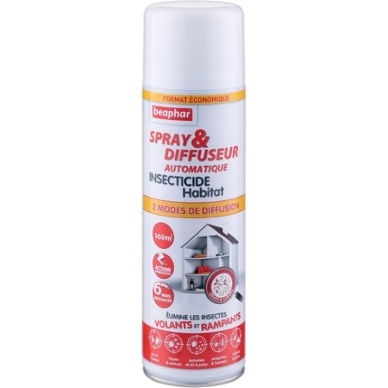Beaphar Automatic Insecticide Habitat Spray & Diffuser Kills Flying Insects