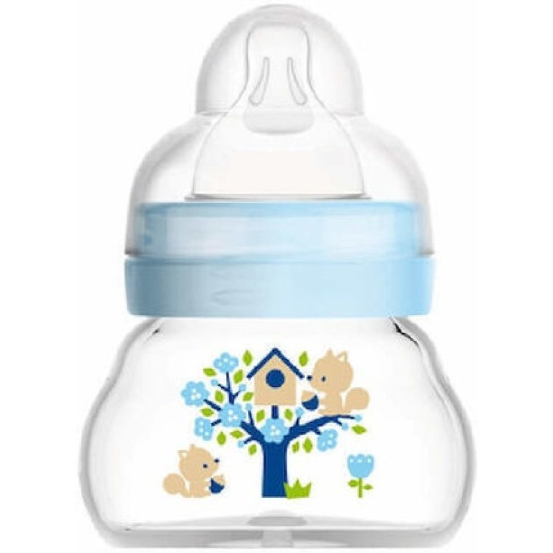 Mam Feel Good Matt Baby Bottle - 90ml With Silicone Nipple For Newborns