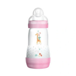 Mam Mam Baby Anti Colic Bottle Pink 260ml