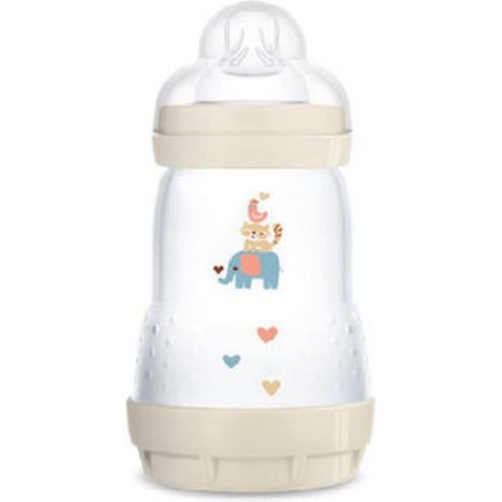 Mam Easy Start Anti-Colic Plastic Baby Bottle With Silicone Nipple - 260ml For Unisex 2 Months