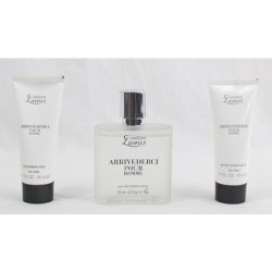 Men's Care Fragrance Set Arrivederci 200ml Shower Gel Perfume After Shave Balm