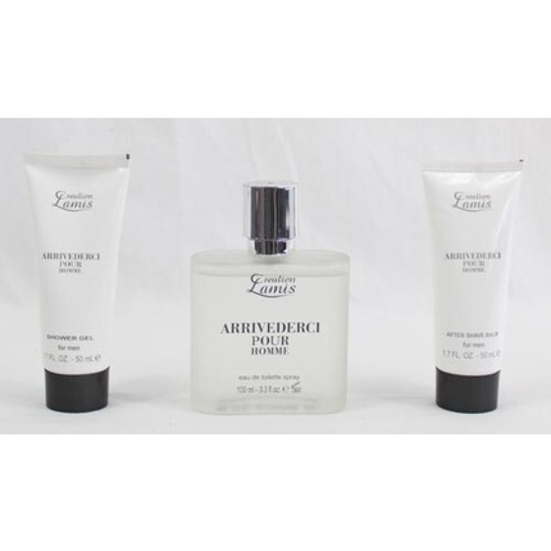 Men's Care Fragrance Set Arrivederci 200ml Shower Gel Perfume After Shave Balm