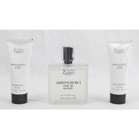 Men's Care Fragrance Set Arrivederci 200ml Shower Gel Perfume After Shave Balm