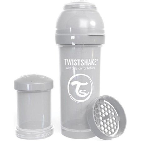 Twistshake - Anti-Colic Baby Bottle Pastel Grey 260 ml