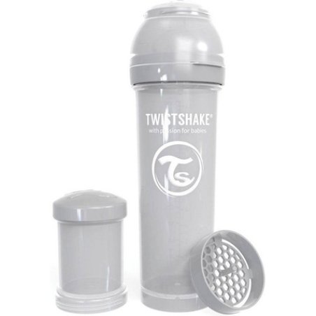 Twistshake - Anti-Colic Baby Bottle Pastel Grey 330 ml