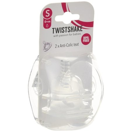 Twistshake Teat bottle nipple Silicone Round
