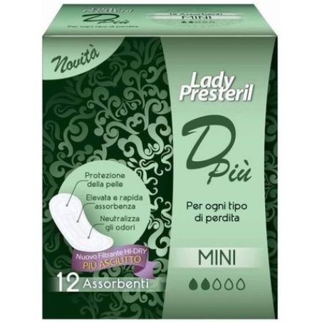 Lady Presteril Dpiù Mini Sanitary Napkins