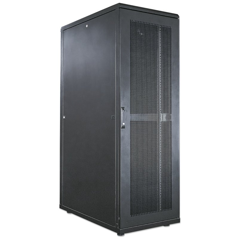 Intellinet 19" Server Cabinet - Free Standing, 36U, 600x1000mm (width x depth), Black, Flatpack, Max 1500kg,