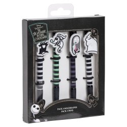 L'ETRANGE NOEL de Mr JACK - Set de 4 Stylos à Bille