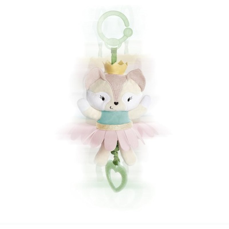 Bright Starts Princess Pirouette Easy Travel Plush Takealong Toy For Newborns And Up